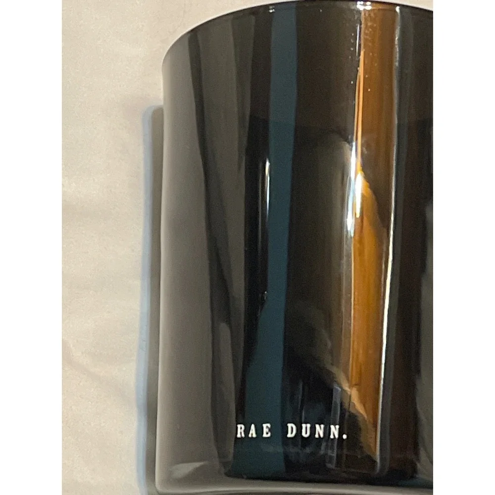 Rae Dunn LIPS‎ Black Ceramic Makeup Brush Holder Vanity Cup Organizer 6 Inch